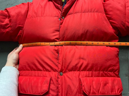 90s Vintage Salewa Red Nylon Winter Hiking Mountaineering Outdoor Down Jacket S - Picture 15 of 18