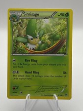 Pokémon TCG Simisage BREAKthrough 6/162 Regular Rare