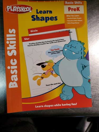 PLAYSKOOL BASIC SKILLS PRE-K WORKBOOKS LEARN SHAPES,COUNTING,COLORS,ALPHABET.. - Imagen 5 de 9