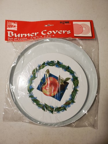 Lot de 4 couvercles de brûleur ronds dessus de poêle à pomme Ballonoff vintage NOS 8" 10" - Photo 2/2