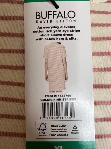 Buffalo Ladies Striped Dress - Picture 3 of 8