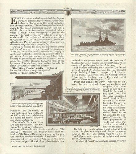 Newark NJ 1921 Brochure Washington Trust Co.Our Government Department of Navy - Picture 4 of 4