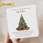 Personalised Christmas Card For Daughter and Her Husband Christmas Day Gift Card