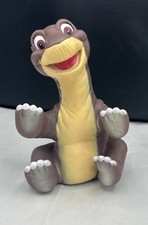 Vintage Land Before Time Little Foot Rubber Toy Hand Puppet Pizza Hut 1988