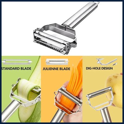 Kitchen Vegetable Peeler Stainless Steel Potato Peeler Slicer Korean Carrot