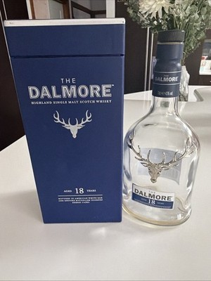 The DALMORE Highland Single Malt Scotch Whisky Age 18Ys EMPTY Bottle & Box 70cl
