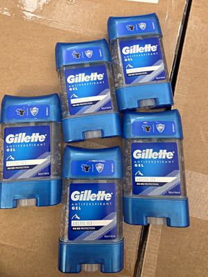 Gillette Antitranspirant Gel Herren Arctic Ice 48 HR Protection 5er Multipack