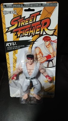 Funko Savage World Street Fighter Ryu Action Figure White Gi New MOC Sealed