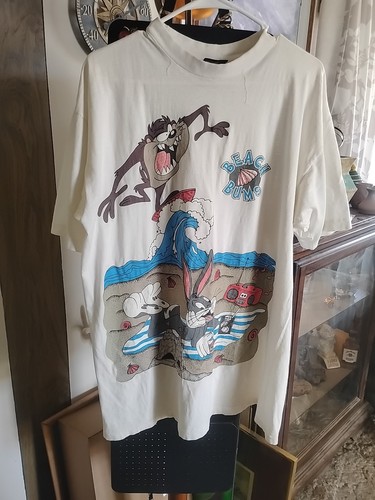 Tea shirt Looney Tunes XXX L BEACH BUMS Taz+ Bugs Bunny - Photo 11/11