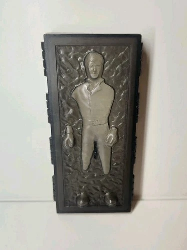 vintage Star Wars PotF Han Solo in Carbonite Action Figure Kenner