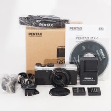 Pentax MX-1 MX1 12.0MP Digital Camera Silver Exc 5 in Box  SC:2,860 13213