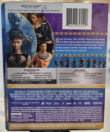 Black Panther: Wakanda Forever - Wakanda Steelbook - 4K UHD/Blu-ray - Picture 3 of 3