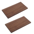 2 Pcs Black Walnut Solid Wood Board Craft Supplies Painting Panels