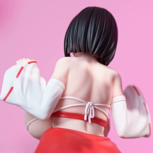 NSFW - Shrine Miko - Sexy Ragazza Santuario Religioso - Arte Originale - Imagen 3 de 7