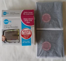 Cling Shades Safe Fit Safe Temp (x2) Extra-Large Block UVA/UVB rays