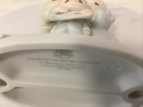 PRECIOUS MOMENTS "God Bless The Day We Found You" Junge Adoption Figur 100153R - Bild 19 von 20