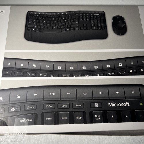 Microsoft Wireless Comfort 5050 Desktop Keyboard & Mouse - Picture 5 of 24