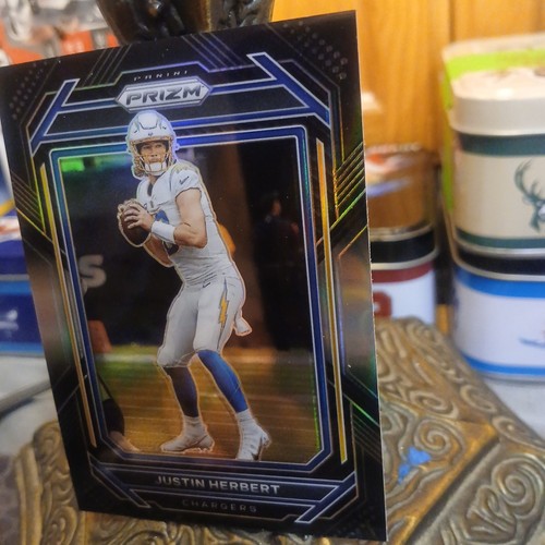 Sp Silver Prizm 2022 Panini Chronicles Justin Herbert Prizm Black #PB-5 Chargers - Picture 6 of 9