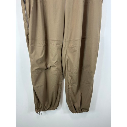 Athleta Highland Utility Pant braun Gr. Large leichte Nylon Jogginghose mit Gürtel - Bild 12 von 16