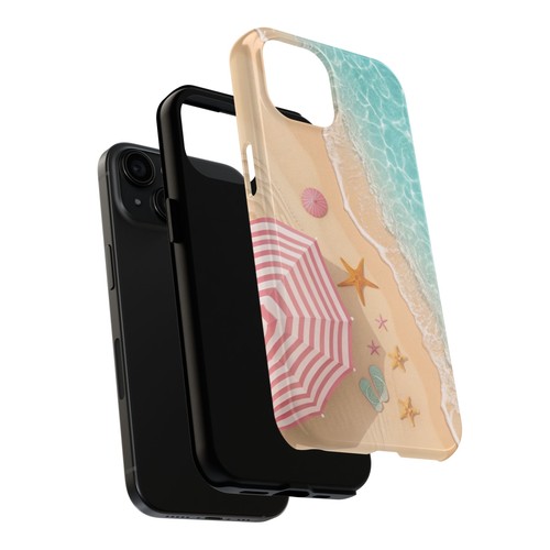 Custodie per telefono resistenti - stravagante spiaggia estiva, cover protettiva, telefono divertente - Foto 21 di 95