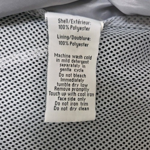 Nissan Windbreaker Jacket Size Medium Black Gray Full Zip Dealership Embroidery - Picture 8 of 11