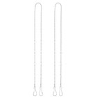 10pcs/2 legt zarte Flag -Pol -Hangketten -Ketten -Fahnenpol -Hang -Zubehör ein