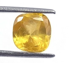 IGL Certified 12.10 Ct Natural Yellow Sapphire Cushion Cut 10x8mm Loose Gem 5ANW