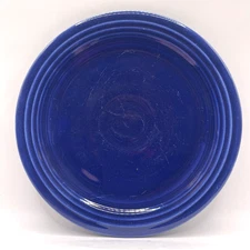 Fiesta Ware Cobalt Blue 7.25" Salad Plate By Homer Laughlin Retired Made in USA