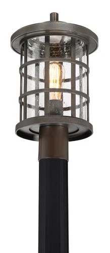 Quoizel CSE9010 Crusade 1 Light 17" Tall Outdoor Lantern Style - Bronze - Picture 2 of 9