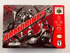 Armorines Project Swarm Nintendo N64 Complete CIB with Poster Registration  Card