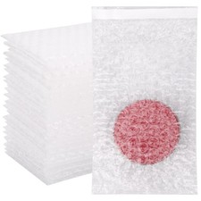 100Pack Self-Seal Bubble Out Bag Pouches 4 x 6 Inch Small Bags, Double Walled