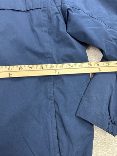 Columbia Men's Windbreaker Jacket Size XL Blue Mock Neck Pockets Fill Zip - Picture 7 of 12