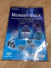 Sony MSA-128A Memory Stick 128 MB Memory Card Brand New Old Stock Fast Shipping