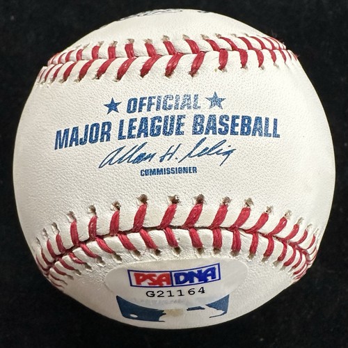 Ernie Banks HOF 77 Signed Baseball PSA/DNA - Picture 4 of 4