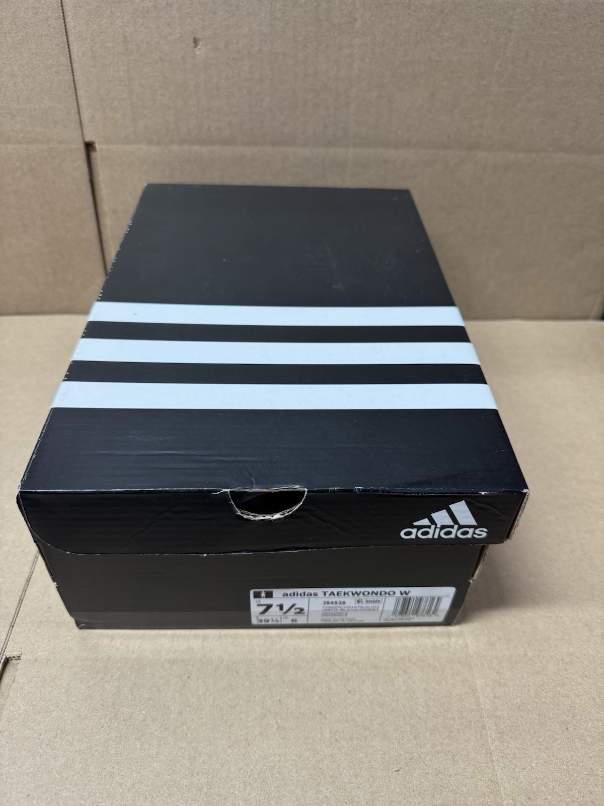 Women's SZ 7.5 Adidas Taekwondo Collegiate Green Off White JS4526 thumbnail 6