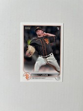 2022 Topps #308 Sammy Long Rookie Card RC San Francisco Giants. rookie card picture