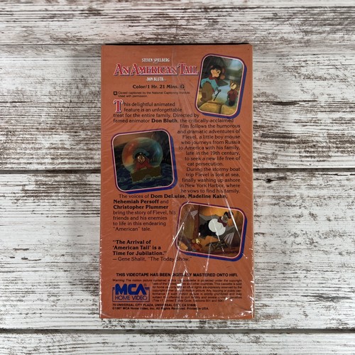 An American Tail (VHS, 1987) Dom DeLuise Christopher Plummer - Picture 2 of 4