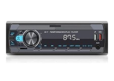 M-11 Single Din Car Stereo With Bluetooth Hands Free, USB, MP3, Radio, Aux