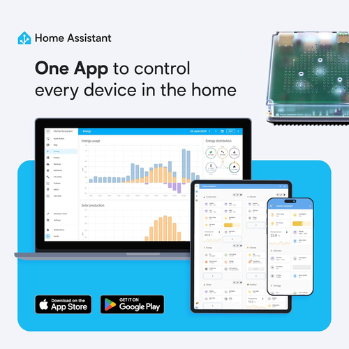 Home Assistant Green | Smart Home Hub with Advanced Automation | Official Home A - Picture 5 of 12