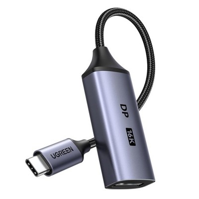 USB C auf DisplayPort 2.1 Adapter 16K@60Hz 8K@120Hz 4K@240Hz Thunderbolt HDR Dol