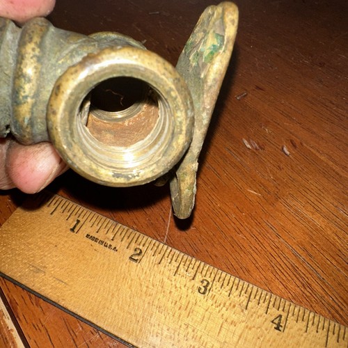 Antique Vintage Brass Water Spigot Faucet Farmhouse Outdoor Faucet Reclaimed - Picture 9 of 12