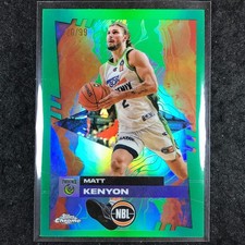 2024-25 Topps Chrome NBL MATT KENYON Base Green 20/99 #77