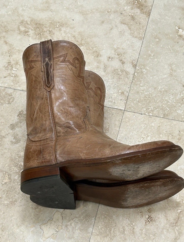 Lucchese Tan Goat Roper-10D | eBay