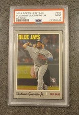 2019 Topps Heritage Vladimir Guerrero Jr. Action Variation Rookie RC SP Mint 9