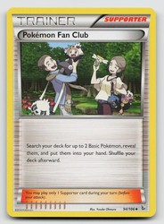 Pokemon Fan Club 94/106 XY Flashfire Uncommon Trainer Supporter