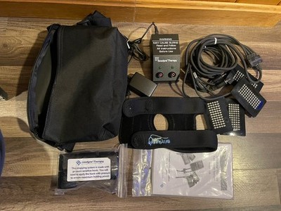 ANODYNE Home System Infrared Mod.120 Light Therapy 4 Pads & PRO KNEE STRAP ,NICE