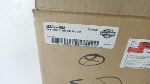 Té de fourche inférieur pour moto HARLEY DAVIDSON 1250 V ROD MUSCLE 2009 à 2016 - Photo 3/9