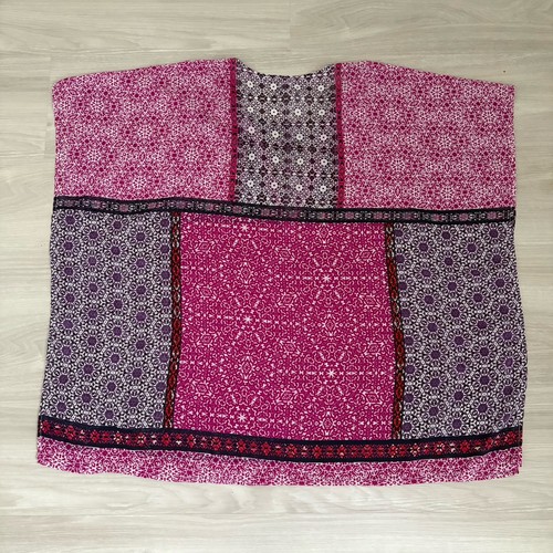 Tommy Bahama Women's Sheer Swim Cover-Up Sz L/XL Pink Purple Boho Beach Tunic - Picture 6 of 17