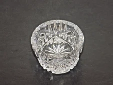 Antique American Brilliant Period Cut Glass Salt Cellar