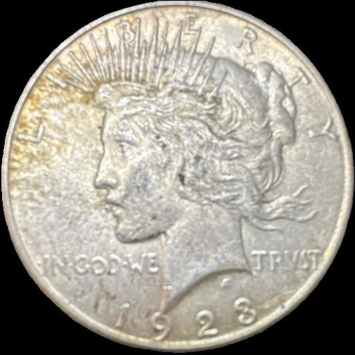 1923-S Peace Silver Dollar Coin XF